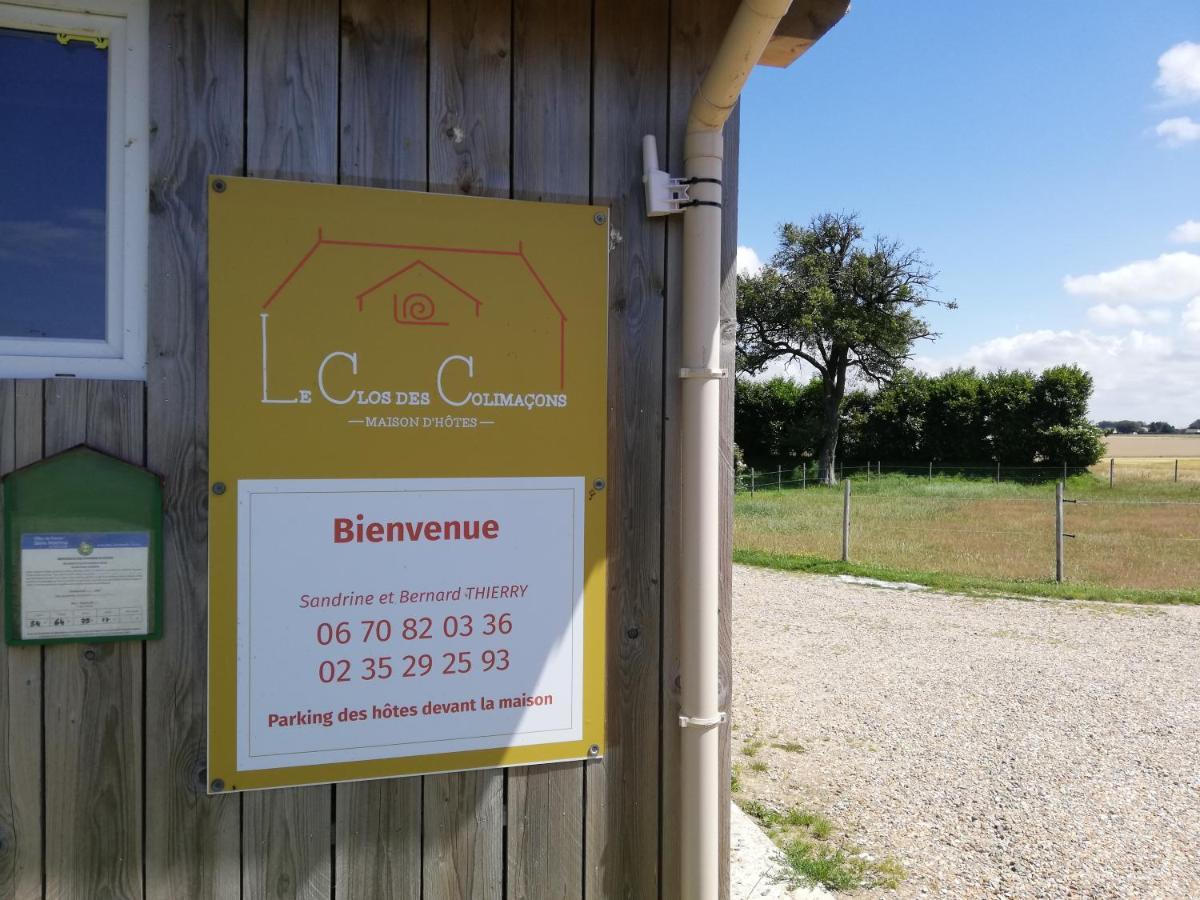 Chambres D'Hotes " Le Clos Des Colimacons " Maniquerville Bagian luar foto